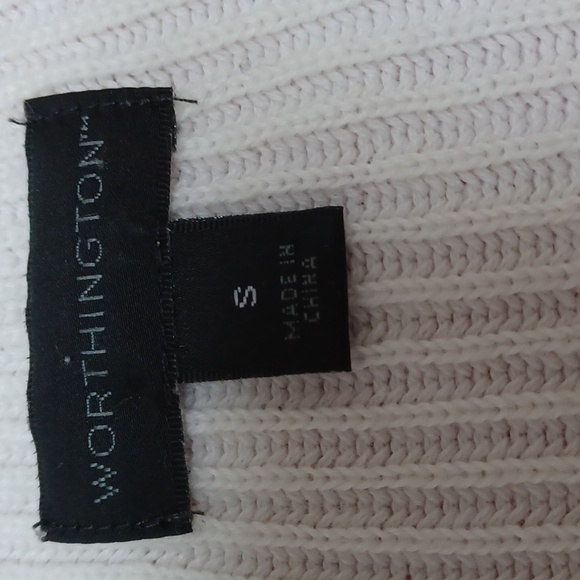 Worthington  white bell sleeve sweater Size S - Picture 10 of 11